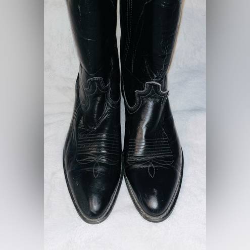 Dingo  Western Black Leather Boots sz 10