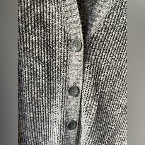 Quiksilver  womens grey knit cardigan