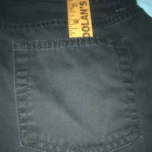 St. John’s Bay  relaxed fit boot cut high waisted black jeans 100% cotton size 12