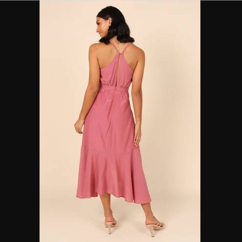 Petal and Pup  Mariana Rose Pink High Low Midi Dress XS