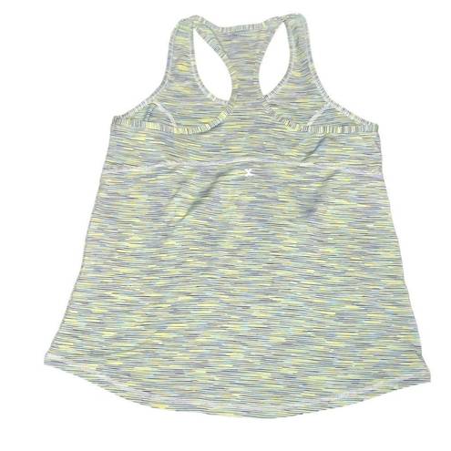 Xersion NWT  white, green, and yellow tank top size Medium