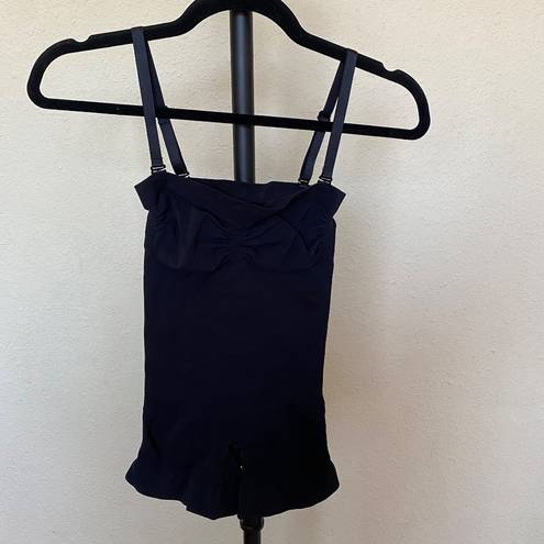 SKIMS NEW  Seamless Sculpt Strapless Shortie Bodysuit Onyx Size L