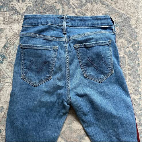 MOTHER Denim  Looker Ankle Fray in Keeping Love Alive Racer Sz 26