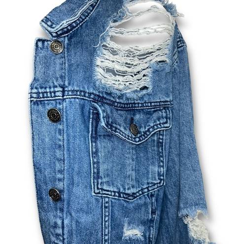 Cello  Distressed Jean Jacket