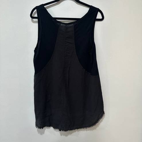 XCVI raw edge tank top Size Small