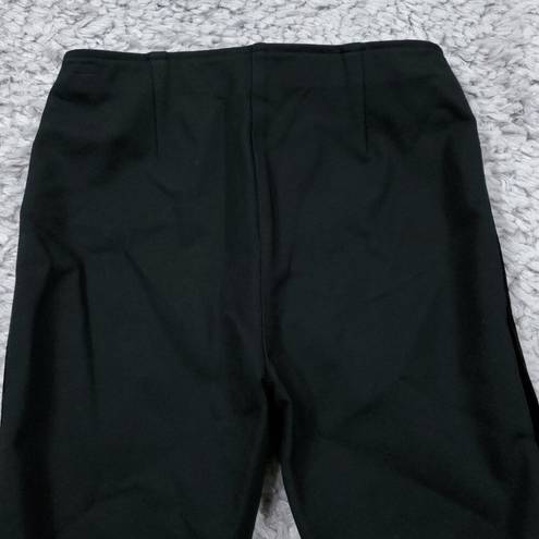 Polo  Ralph Lauren Velvet Side Stripe Black Skinny Pants Ankle Zip Size 0