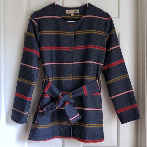 Anthropologie + Dolan Left Coast Picadilly Striped Coat Small Women’s Anthro