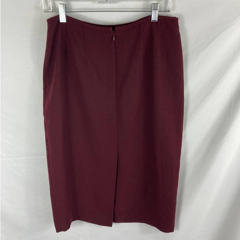 Cato  Maroon Pencil Skirt Size 12