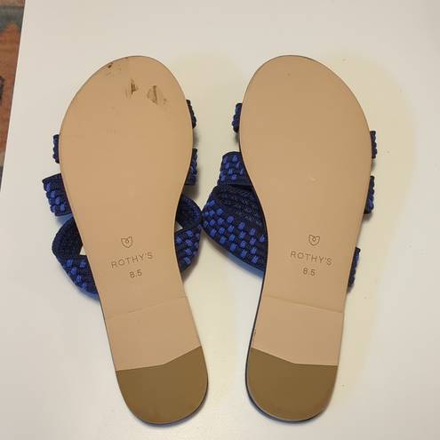 Rothy's  The Triple Bad Blue Sandals