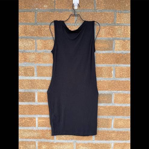 ALLSAINTS  Black Jersey Casual Dress medium