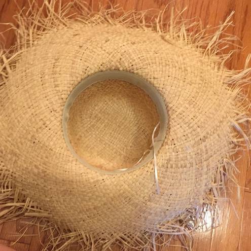 BP  straw large brim hat