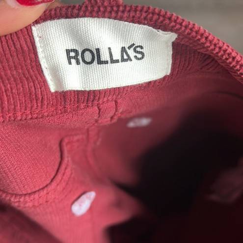 Rolla's  Original High Rise Straight Corduroy Quince