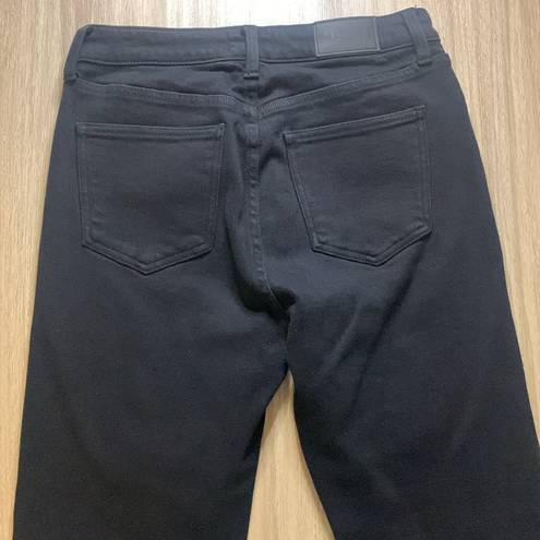 Pistola  Black Teagan Vented High Rise Straight Jeans Size 29