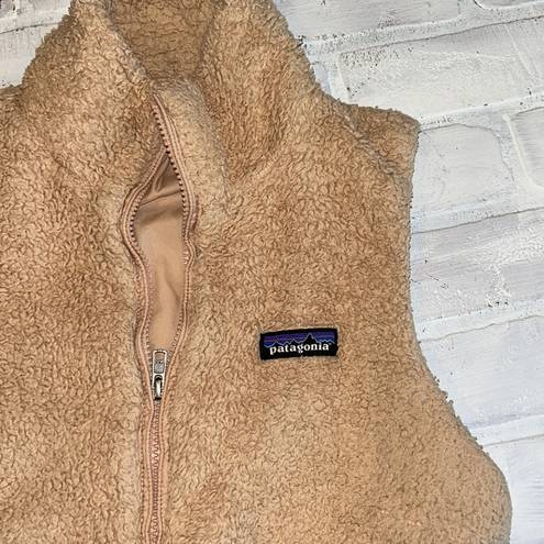 Patagonia  Los Gatos pampas tan fleece zip up vest