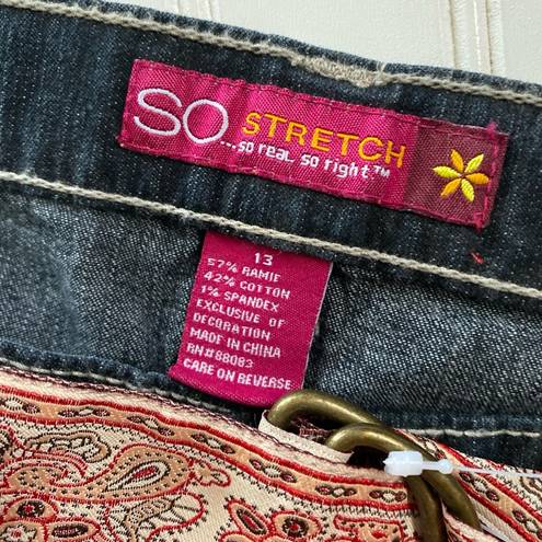 SO  American Heritage Denim Jeans Juniors Size 13 Capri