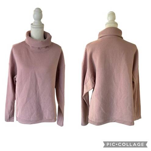 Tahari  Sport Women Pullover Pink Turtleneck Sweater Size Medium New with Tags