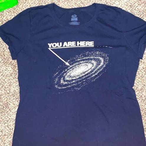 Fruit of the Loom You are Here - Navy Shirt - Size L