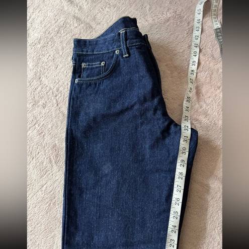 Dickies  Jeans Women’s Blue Flannel Lined Mid Rise Straight Size 10 Regular