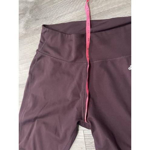 Adidas  Aeroready Womens CROP SIDE POCKETS Activewear Leggings SIZE XL