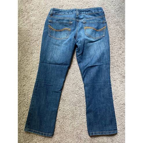 SO  juniors size 5 denim cropped jeans / capris