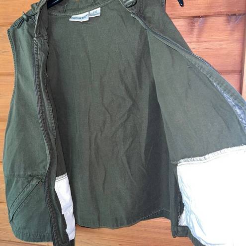 Fashion Bug  Green Hooded Vest Size 18/20