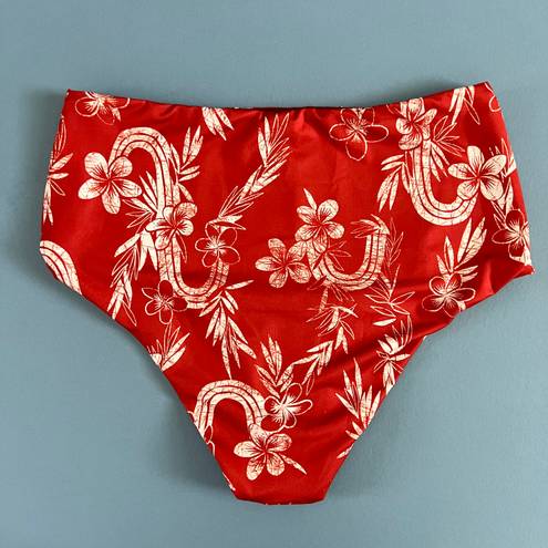 Patagonia NWT  Sunrise Slider Patalokahi Sumac Red Reversible Bikini Bottoms