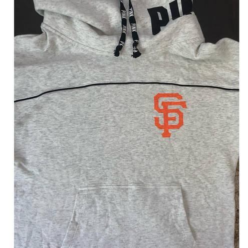 5th & Ocean VS PINK SF GIANTS MLB Long Sleeve Funnel Neck Pullover Sweatshirt SZ M NWT