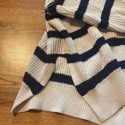 Aerie  Heavy Sweater, Small, Cream/Blue