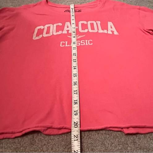 Coca-Cola Vintage “ Classic” Cropped Short Sleeve Graphic T-Shirt