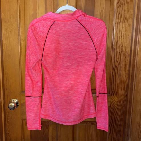 Z By Zella EUC  Pink/Coral Quarter Zip Workout Jacket, Size XS