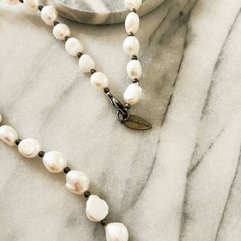 Coldwater Creek  Freshwater Pearl Necklace - White Pearl Beaded, Single Strand