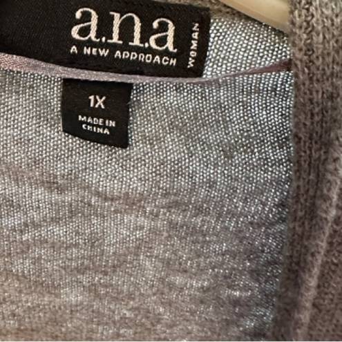 a.n.a  Gray Cardigan Sweater