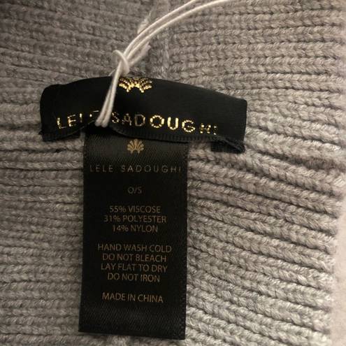 Lele Sadoughi  Gray & Gold Tone Studded Ear Warmer NEW