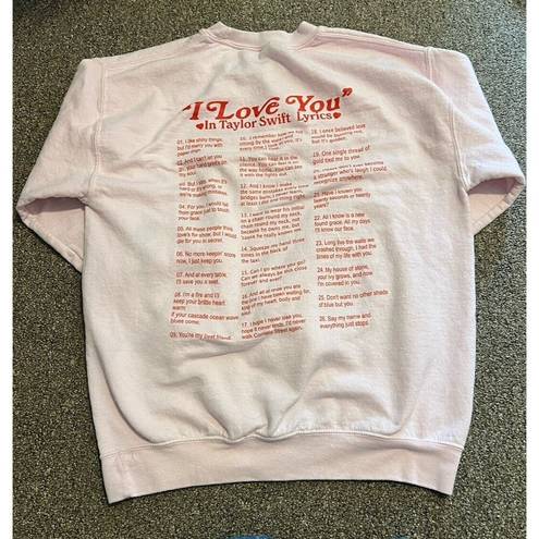 Gildan I Love You In TS Lyrics Sweatshirt, Swiftie 2023 Tour Shirt, Midnights TS