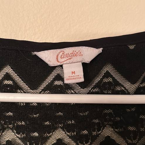 Candie's Candie’s Size Medium Women Black Colored Blouse