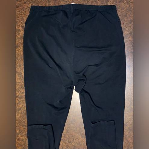 J.Jill  Pima Ankle Legging in Black - size XL