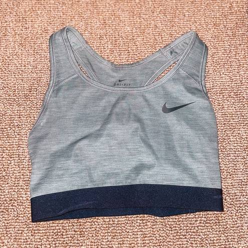 Nike gray  sports bra