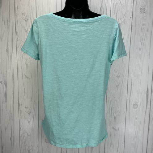 Westport  aqua blue tee size medium