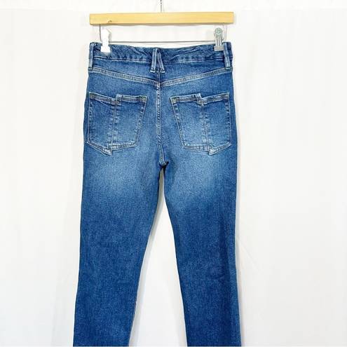 Good American  Good Classic Straight Leg Jeans in Blue280