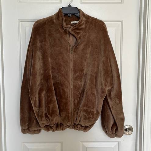 easel Oversized Size Small Brown Jacket