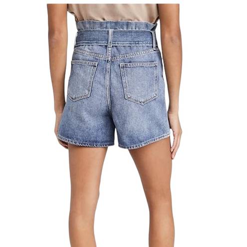 Joe’s Jeans Joes Jeans Paperbag Waist Belted Denim Shorts Med Wash NEW Size 29