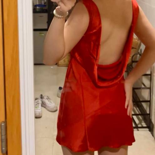 Meshki Nadia Red Mini Dress