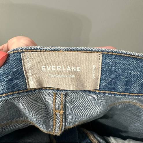 Everlane  Cheeky Jean Crop High Rise Straight Jean Light Wash Size 29