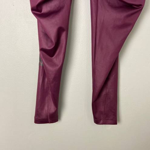 Adidas x Zoe Saldana Aeroready Shine Tights Victory Crimson Leggings Size 1X