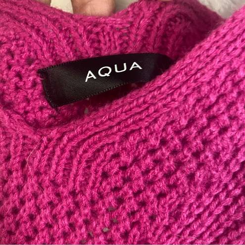 AQUA  Hot Pink Crochet Strappy Tank Barbie NWT  women’s size medium
