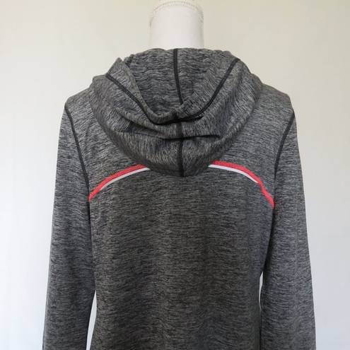 Z By Zella Gray Hooded Women’s Sport Exercise Pullover Zipper Athletic Top XL