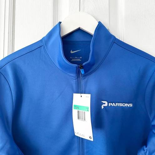 Nike  Blue NWT Full Zip Therma-FIT Fleece Golf Jacket Embroidered Parsons XL