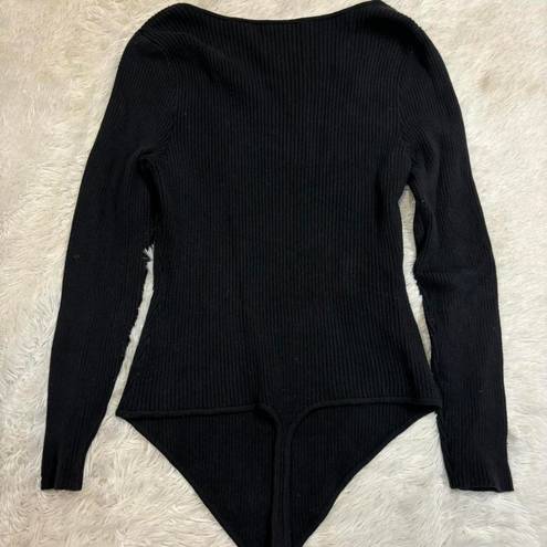 Abercrombie & Fitch Long-sleeve Sweetheart Sweater Bodysuit