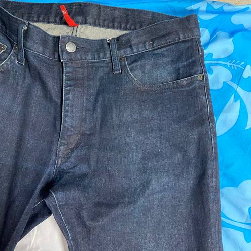 Uniqlo UJ  Dark Blue Jeans skinny fit tapered 34