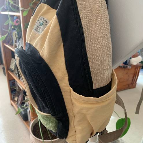 Himalayan Hemp Yellow Backpack